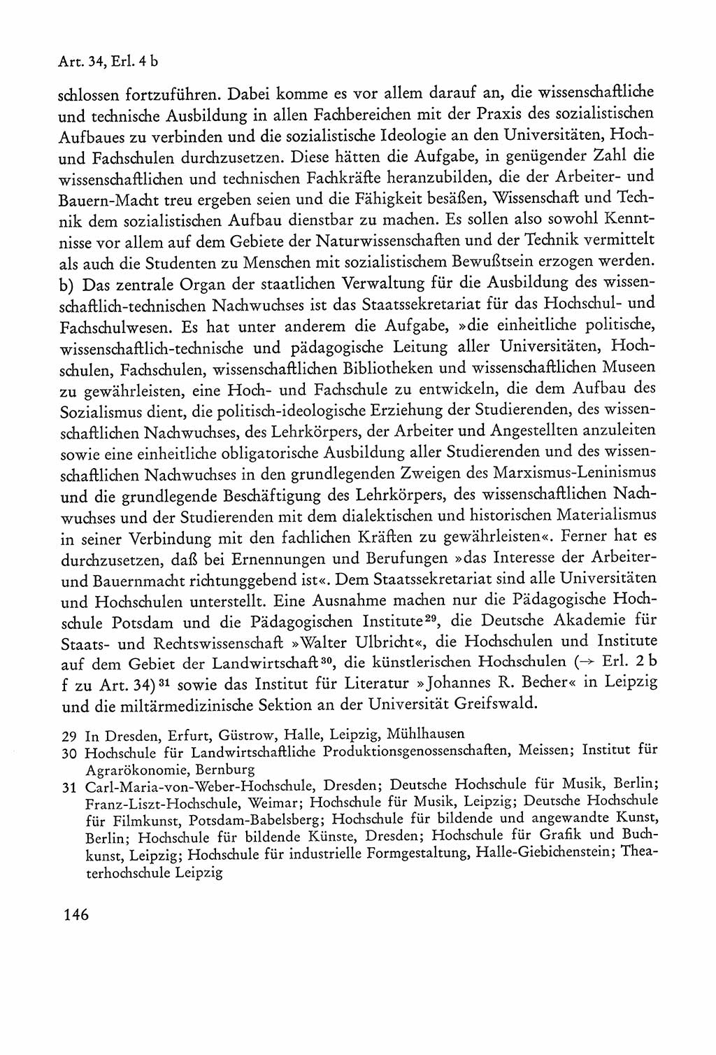Verfassung der Sowjetischen Besatzungszone (SBZ) Deutschlands [Deutsche Demokratische Republik (DDR)], Text und Kommentar [Bundesrepublik Deutschland (BRD)] 1962, Seite 146 (Verf. SBZ Dtl. DDR Komm. BRD 1962, S. 146)
