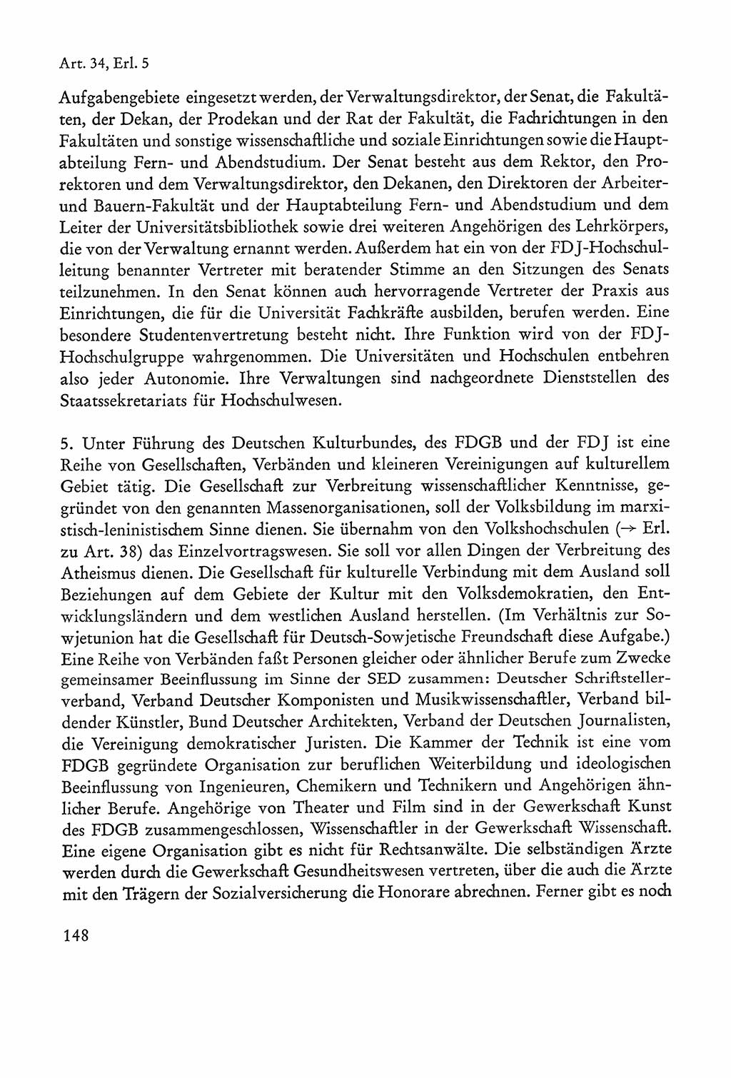 Verfassung der Sowjetischen Besatzungszone (SBZ) Deutschlands [Deutsche Demokratische Republik (DDR)], Text und Kommentar [Bundesrepublik Deutschland (BRD)] 1962, Seite 148 (Verf. SBZ Dtl. DDR Komm. BRD 1962, S. 148)