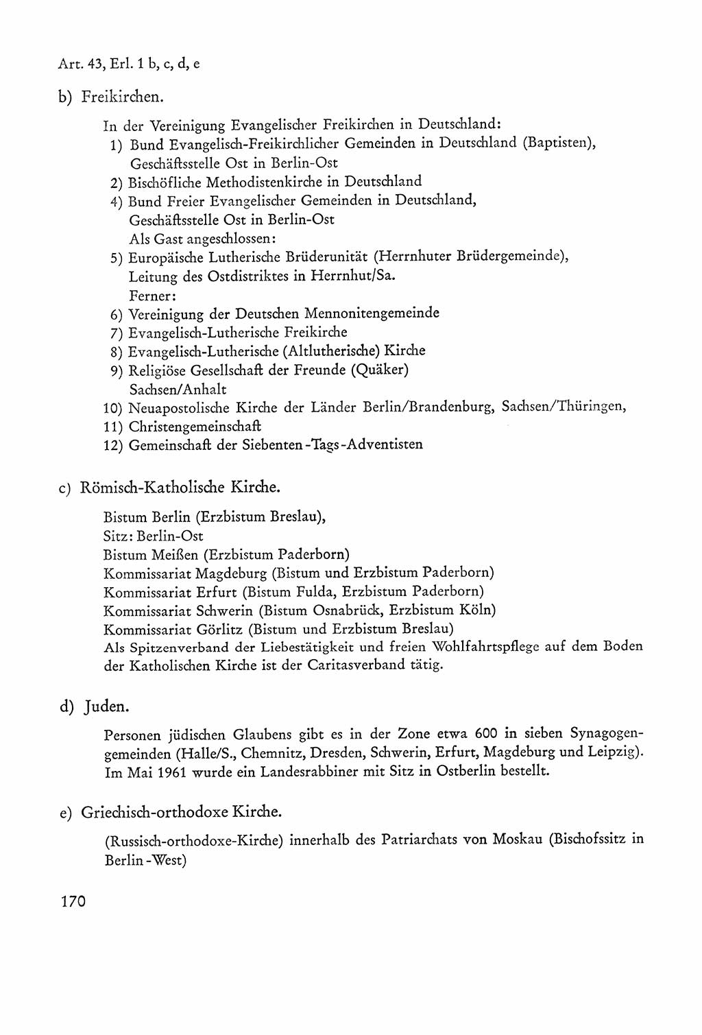 Verfassung der Sowjetischen Besatzungszone (SBZ) Deutschlands [Deutsche Demokratische Republik (DDR)], Text und Kommentar [Bundesrepublik Deutschland (BRD)] 1962, Seite 170 (Verf. SBZ Dtl. DDR Komm. BRD 1962, S. 170)