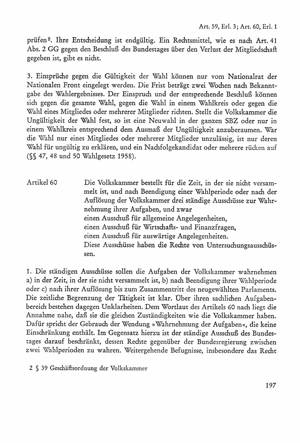 Verfassung der Sowjetischen Besatzungszone (SBZ) Deutschlands [Deutsche Demokratische Republik (DDR)], Text und Kommentar [Bundesrepublik Deutschland (BRD)] 1962, Seite 197 (Verf. SBZ Dtl. DDR Komm. BRD 1962, S. 197)