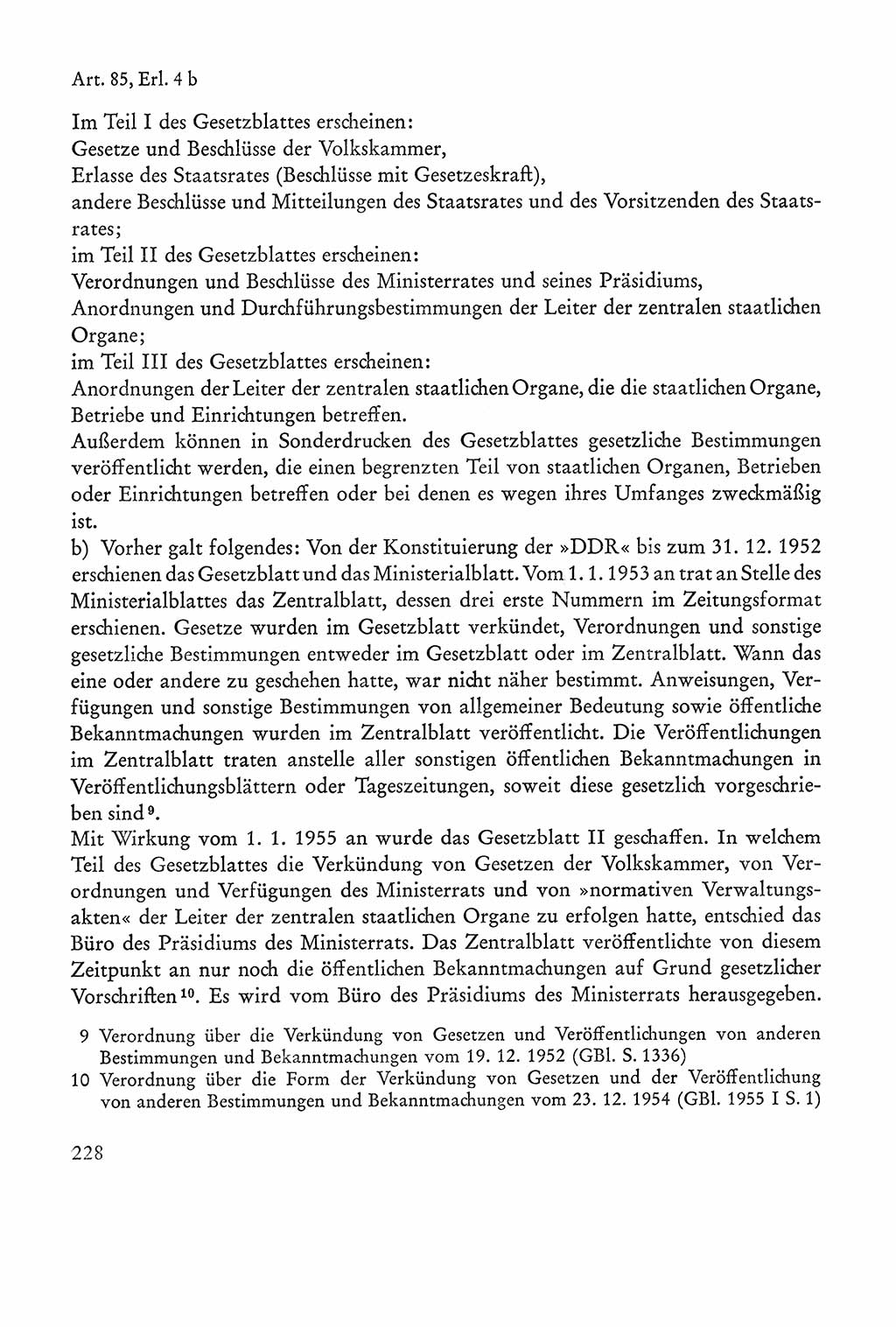 Verfassung der Sowjetischen Besatzungszone (SBZ) Deutschlands [Deutsche Demokratische Republik (DDR)], Text und Kommentar [Bundesrepublik Deutschland (BRD)] 1962, Seite 228 (Verf. SBZ Dtl. DDR Komm. BRD 1962, S. 228)