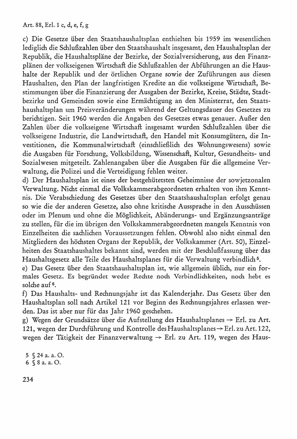 Verfassung der Sowjetischen Besatzungszone (SBZ) Deutschlands [Deutsche Demokratische Republik (DDR)], Text und Kommentar [Bundesrepublik Deutschland (BRD)] 1962, Seite 234 (Verf. SBZ Dtl. DDR Komm. BRD 1962, S. 234)