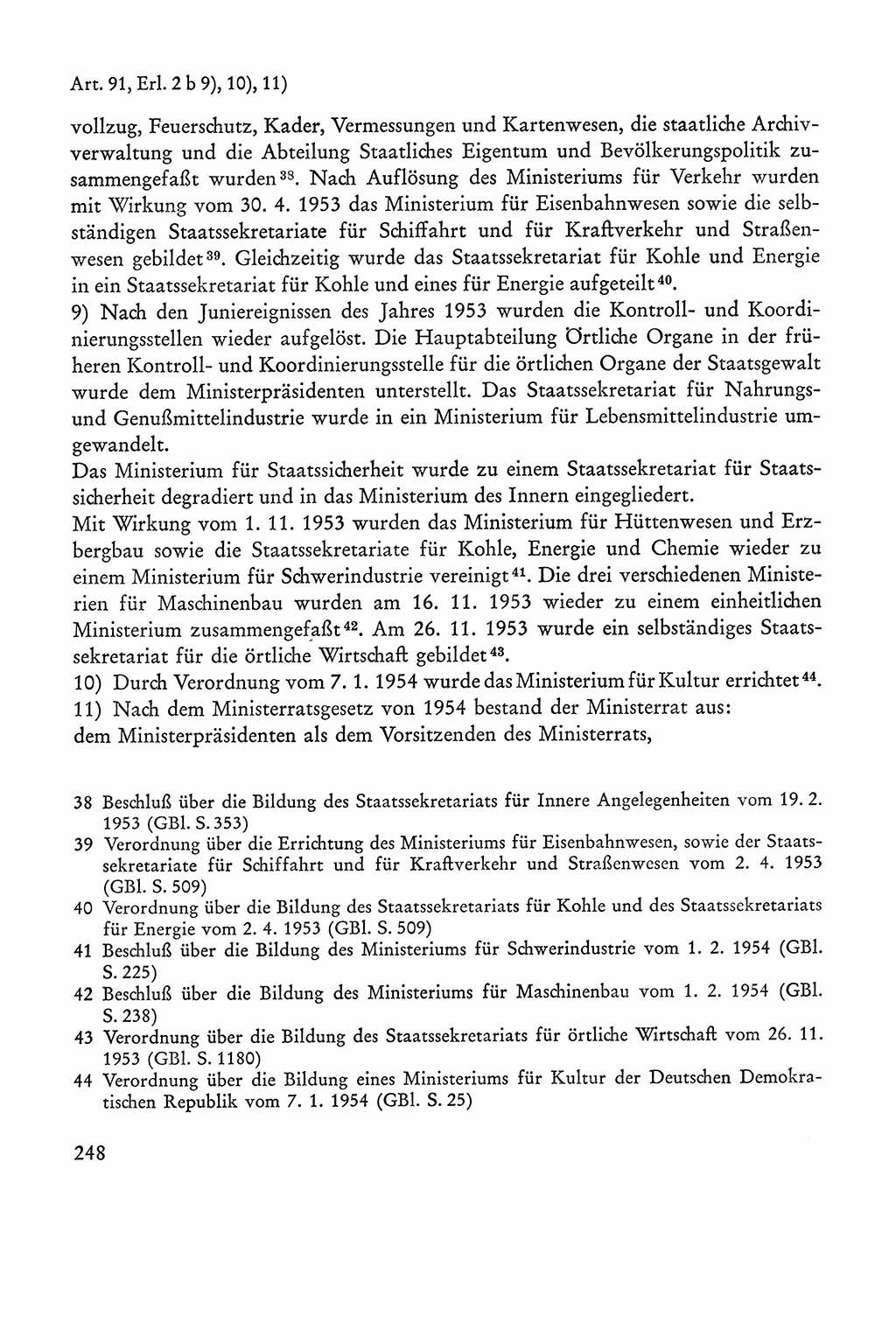 Verfassung der Sowjetischen Besatzungszone (SBZ) Deutschlands [Deutsche Demokratische Republik (DDR)], Text und Kommentar [Bundesrepublik Deutschland (BRD)] 1962, Seite 248 (Verf. SBZ Dtl. DDR Komm. BRD 1962, S. 248)