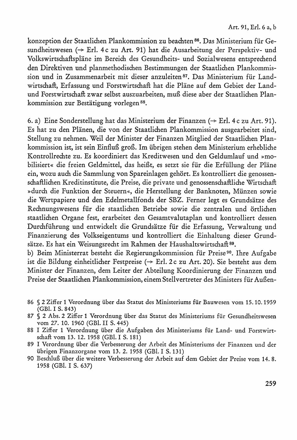 Verfassung der Sowjetischen Besatzungszone (SBZ) Deutschlands [Deutsche Demokratische Republik (DDR)], Text und Kommentar [Bundesrepublik Deutschland (BRD)] 1962, Seite 259 (Verf. SBZ Dtl. DDR Komm. BRD 1962, S. 259)