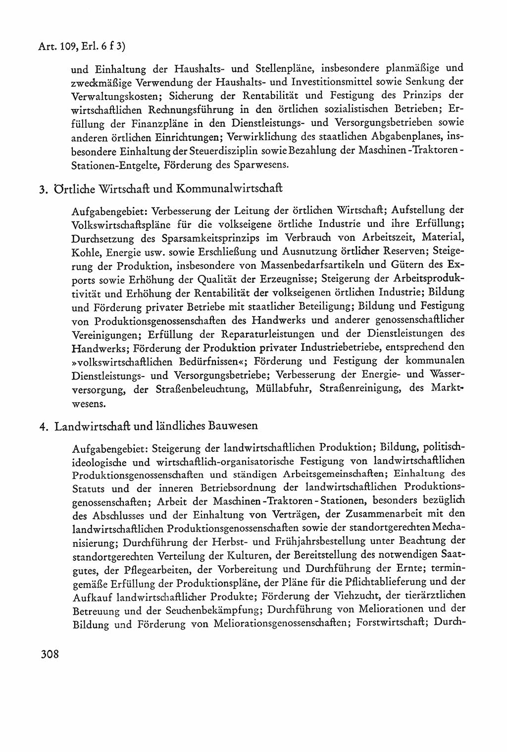 Verfassung der Sowjetischen Besatzungszone (SBZ) Deutschlands [Deutsche Demokratische Republik (DDR)], Text und Kommentar [Bundesrepublik Deutschland (BRD)] 1962, Seite 308 (Verf. SBZ Dtl. DDR Komm. BRD 1962, S. 308)