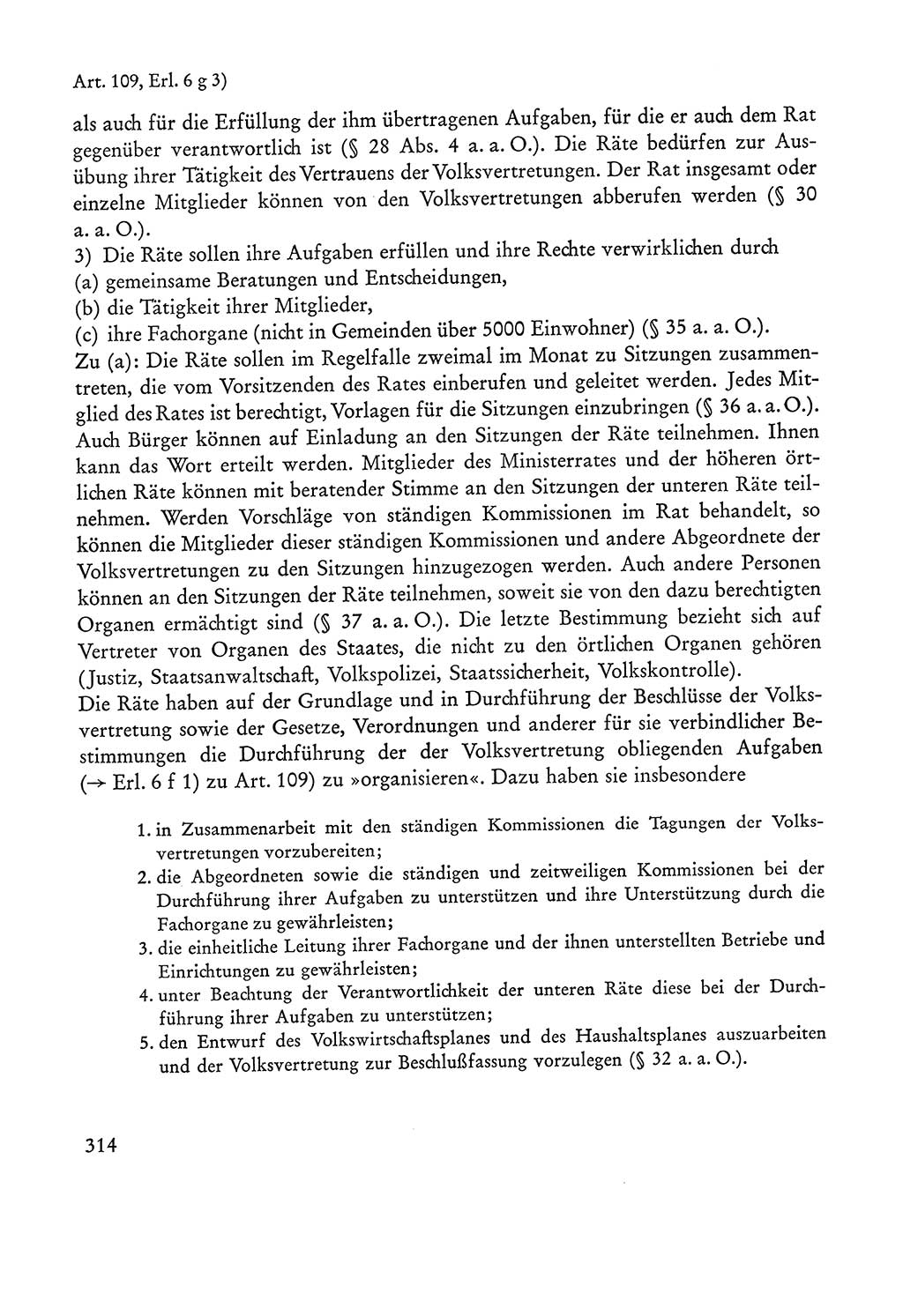 Verfassung der Sowjetischen Besatzungszone (SBZ) Deutschlands [Deutsche Demokratische Republik (DDR)], Text und Kommentar [Bundesrepublik Deutschland (BRD)] 1962, Seite 314 (Verf. SBZ Dtl. DDR Komm. BRD 1962, S. 314)