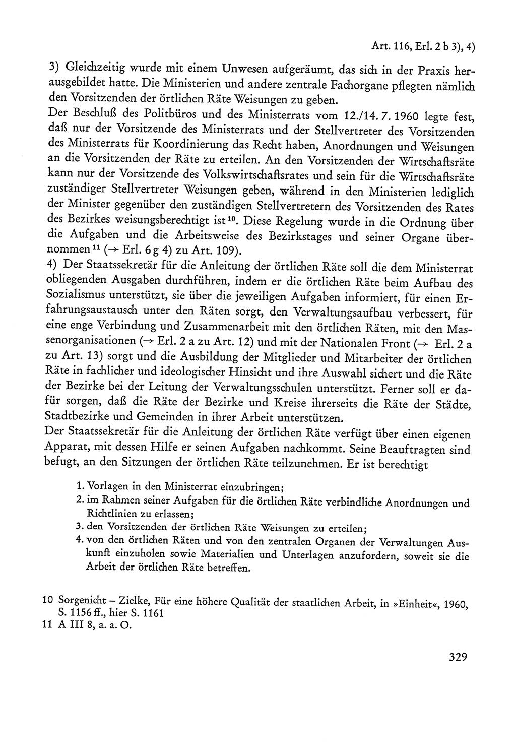 Verfassung der Sowjetischen Besatzungszone (SBZ) Deutschlands [Deutsche Demokratische Republik (DDR)], Text und Kommentar [Bundesrepublik Deutschland (BRD)] 1962, Seite 329 (Verf. SBZ Dtl. DDR Komm. BRD 1962, S. 329)