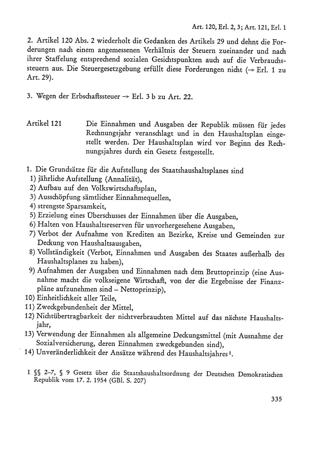 Verfassung der Sowjetischen Besatzungszone (SBZ) Deutschlands [Deutsche Demokratische Republik (DDR)], Text und Kommentar [Bundesrepublik Deutschland (BRD)] 1962, Seite 335 (Verf. SBZ Dtl. DDR Komm. BRD 1962, S. 335)
