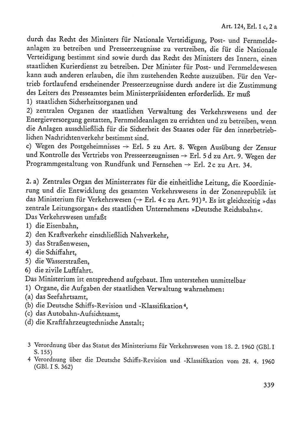 Verfassung der Sowjetischen Besatzungszone (SBZ) Deutschlands [Deutsche Demokratische Republik (DDR)], Text und Kommentar [Bundesrepublik Deutschland (BRD)] 1962, Seite 339 (Verf. SBZ Dtl. DDR Komm. BRD 1962, S. 339)