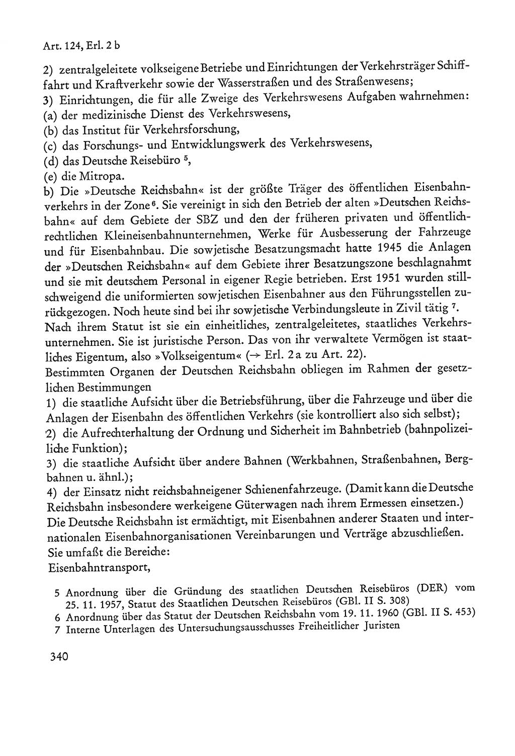 Verfassung der Sowjetischen Besatzungszone (SBZ) Deutschlands [Deutsche Demokratische Republik (DDR)], Text und Kommentar [Bundesrepublik Deutschland (BRD)] 1962, Seite 340 (Verf. SBZ Dtl. DDR Komm. BRD 1962, S. 340)