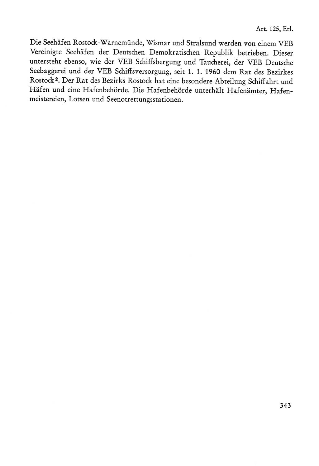 Verfassung der Sowjetischen Besatzungszone (SBZ) Deutschlands [Deutsche Demokratische Republik (DDR)], Text und Kommentar [Bundesrepublik Deutschland (BRD)] 1962, Seite 343 (Verf. SBZ Dtl. DDR Komm. BRD 1962, S. 343)