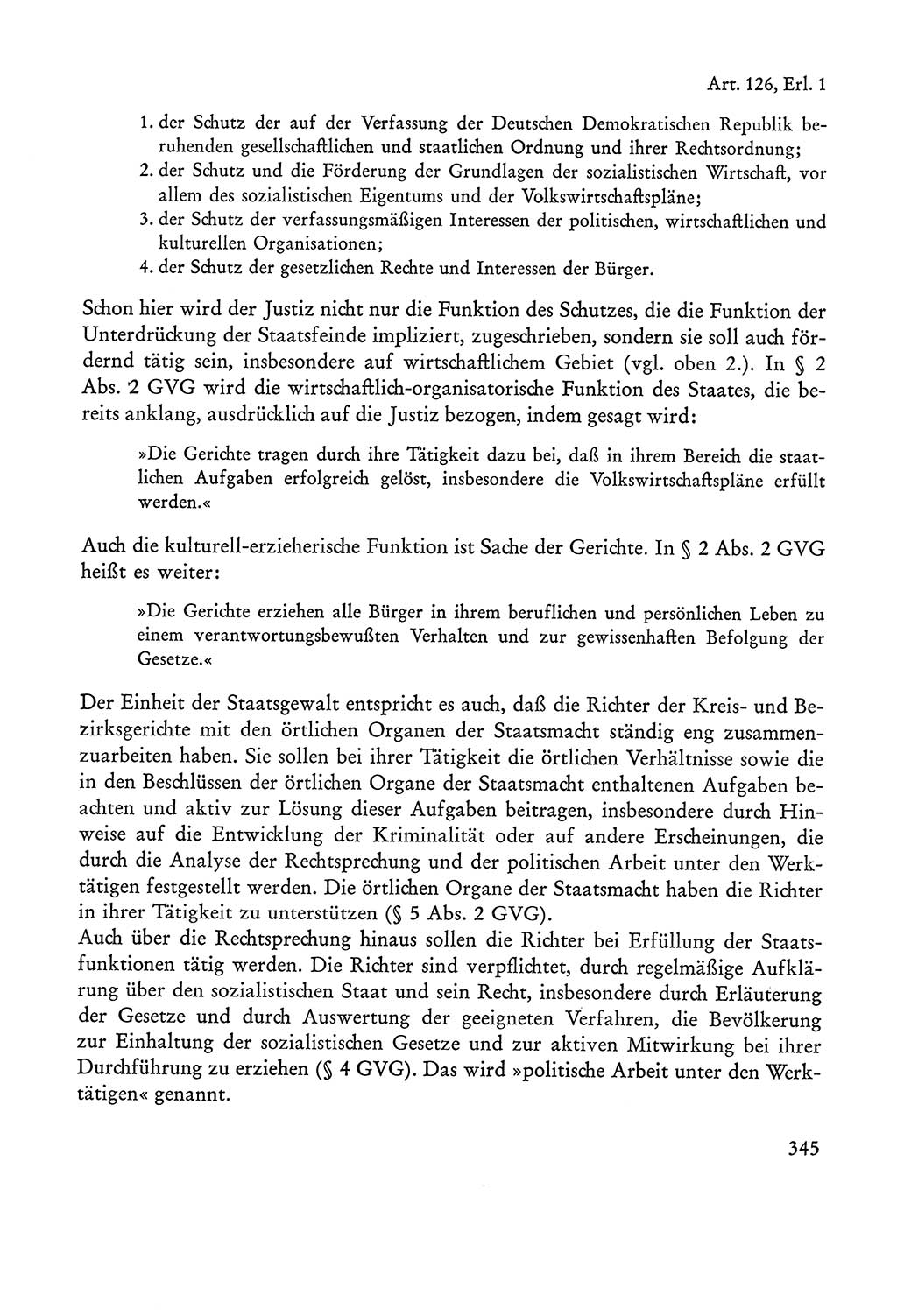 Verfassung der Sowjetischen Besatzungszone (SBZ) Deutschlands [Deutsche Demokratische Republik (DDR)], Text und Kommentar [Bundesrepublik Deutschland (BRD)] 1962, Seite 345 (Verf. SBZ Dtl. DDR Komm. BRD 1962, S. 345)