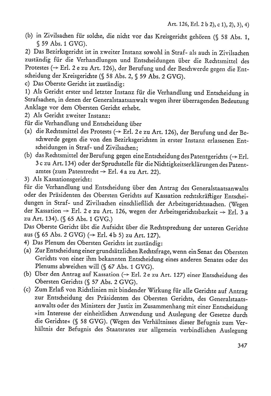 Verfassung der Sowjetischen Besatzungszone (SBZ) Deutschlands [Deutsche Demokratische Republik (DDR)], Text und Kommentar [Bundesrepublik Deutschland (BRD)] 1962, Seite 347 (Verf. SBZ Dtl. DDR Komm. BRD 1962, S. 347)