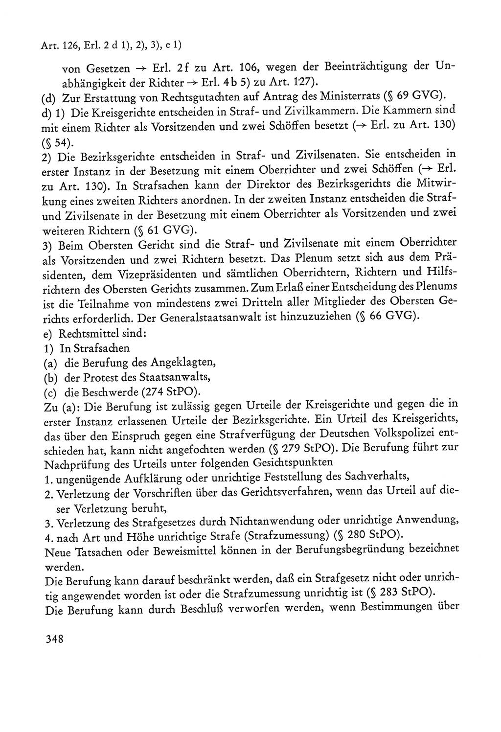 Verfassung der Sowjetischen Besatzungszone (SBZ) Deutschlands [Deutsche Demokratische Republik (DDR)], Text und Kommentar [Bundesrepublik Deutschland (BRD)] 1962, Seite 348 (Verf. SBZ Dtl. DDR Komm. BRD 1962, S. 348)