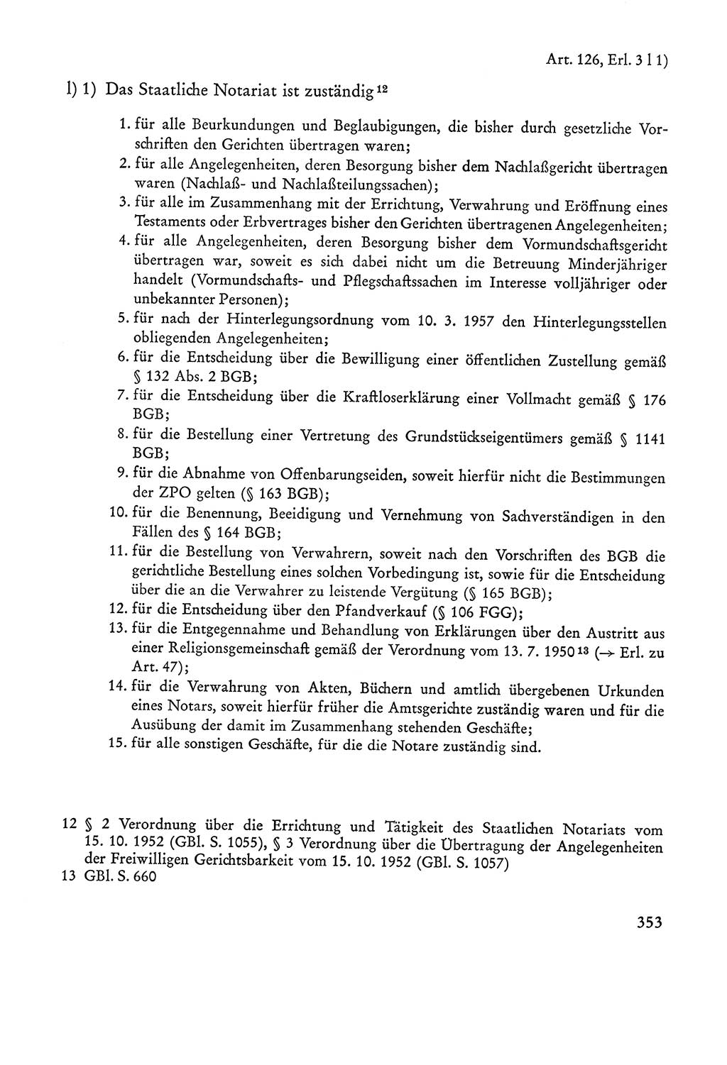 Verfassung der Sowjetischen Besatzungszone (SBZ) Deutschlands [Deutsche Demokratische Republik (DDR)], Text und Kommentar [Bundesrepublik Deutschland (BRD)] 1962, Seite 353 (Verf. SBZ Dtl. DDR Komm. BRD 1962, S. 353)