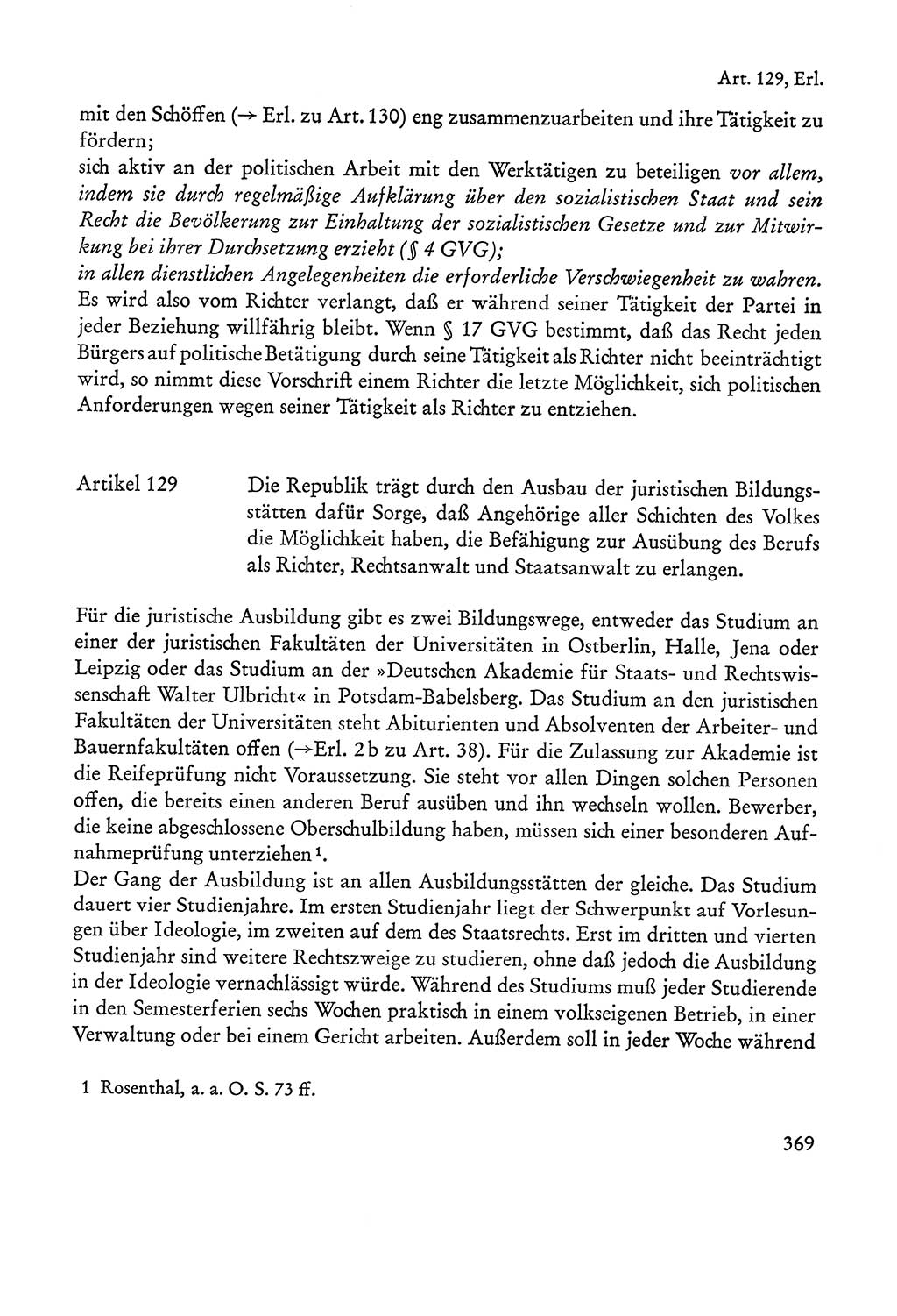 Verfassung der Sowjetischen Besatzungszone (SBZ) Deutschlands [Deutsche Demokratische Republik (DDR)], Text und Kommentar [Bundesrepublik Deutschland (BRD)] 1962, Seite 369 (Verf. SBZ Dtl. DDR Komm. BRD 1962, S. 369)