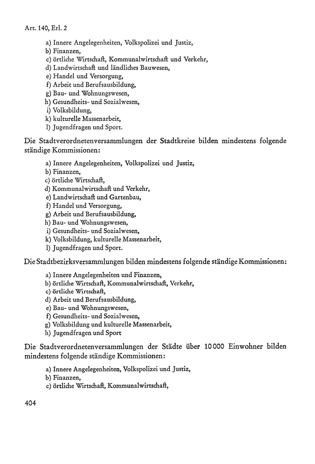 Verfassung der Sowjetischen Besatzungszone (SBZ) Deutschlands [Deutsche Demokratische Republik (DDR)], Text und Kommentar [Bundesrepublik Deutschland (BRD)] 1962, Seite 404 (Verf. SBZ Dtl. DDR Komm. BRD 1962, S. 404)