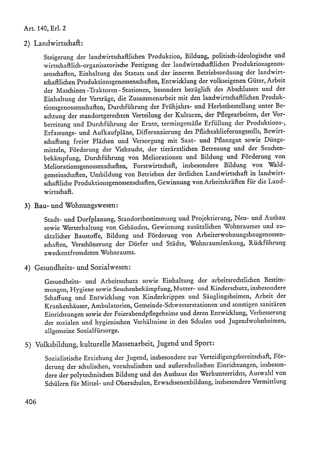 Verfassung der Sowjetischen Besatzungszone (SBZ) Deutschlands [Deutsche Demokratische Republik (DDR)], Text und Kommentar [Bundesrepublik Deutschland (BRD)] 1962, Seite 406 (Verf. SBZ Dtl. DDR Komm. BRD 1962, S. 406)