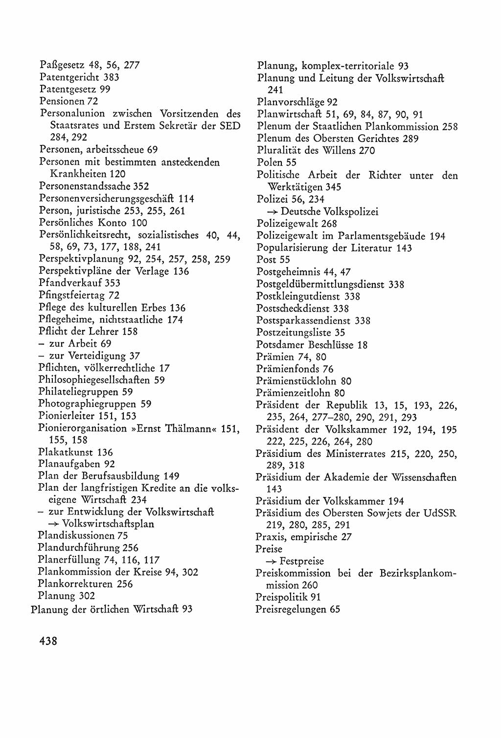 Verfassung der Sowjetischen Besatzungszone (SBZ) Deutschlands [Deutsche Demokratische Republik (DDR)], Text und Kommentar [Bundesrepublik Deutschland (BRD)] 1962, Seite 438 (Verf. SBZ Dtl. DDR Komm. BRD 1962, S. 438)