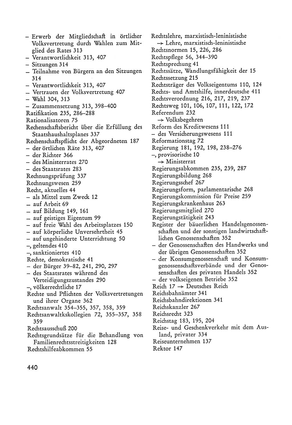 Verfassung der Sowjetischen Besatzungszone (SBZ) Deutschlands [Deutsche Demokratische Republik (DDR)], Text und Kommentar [Bundesrepublik Deutschland (BRD)] 1962, Seite 440 (Verf. SBZ Dtl. DDR Komm. BRD 1962, S. 440)