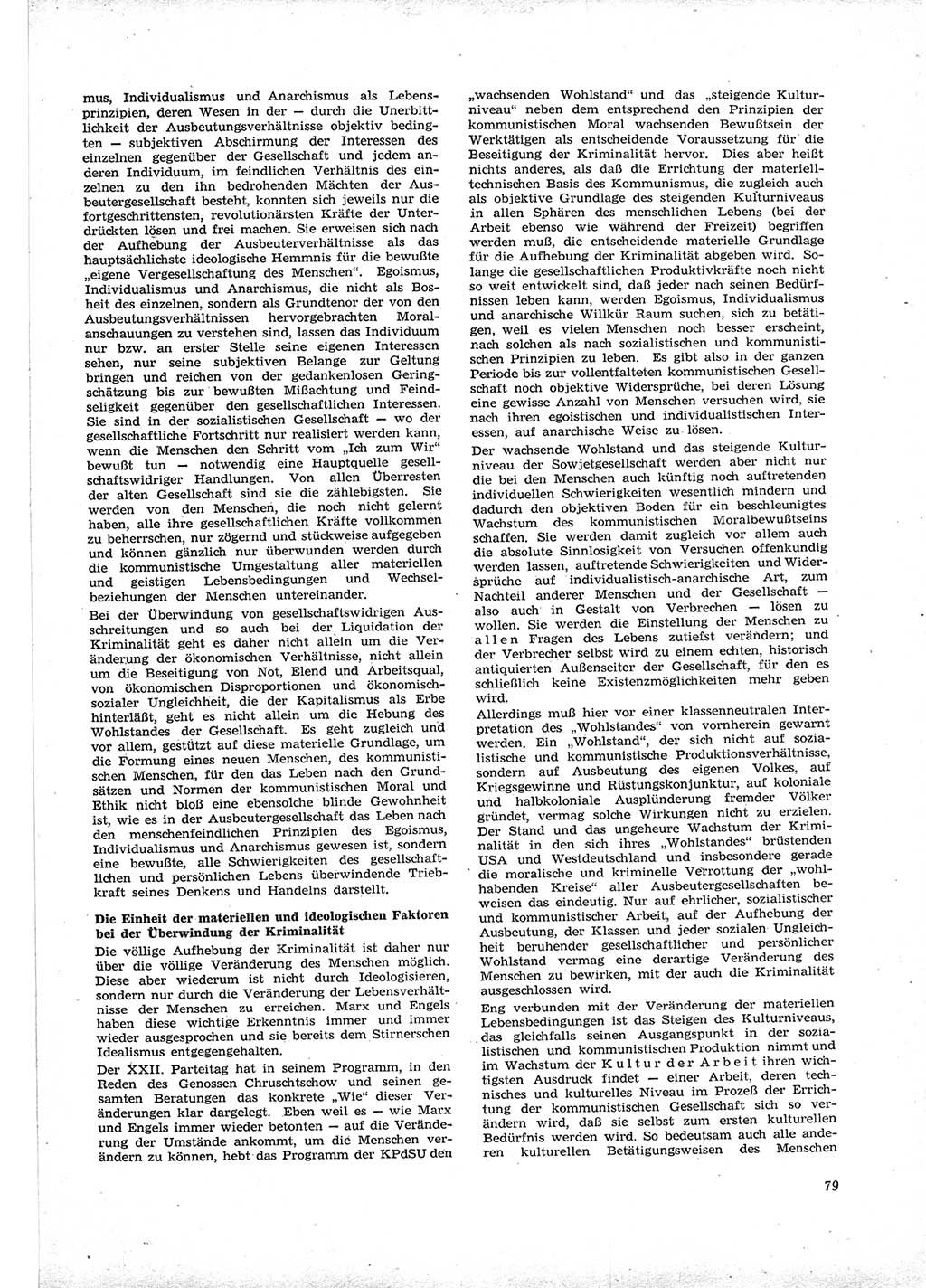Neue Justiz (NJ), Zeitschrift für Recht und Rechtswissenschaft [Deutsche Demokratische Republik (DDR)], 16. Jahrgang 1962, Seite 79 (NJ DDR 1962, S. 79)