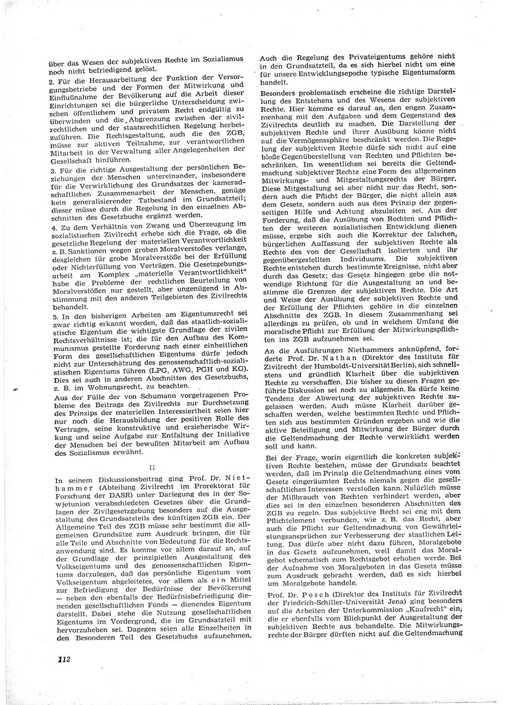 Neue Justiz (NJ), Zeitschrift für Recht und Rechtswissenschaft [Deutsche Demokratische Republik (DDR)], 16. Jahrgang 1962, Seite 112 (NJ DDR 1962, S. 112)