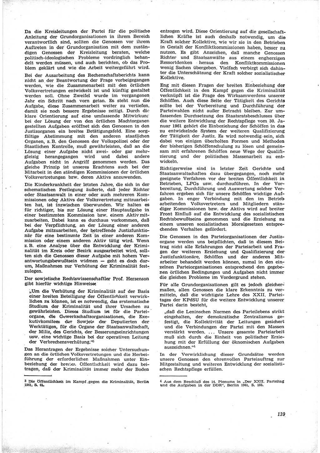 Neue Justiz (NJ), Zeitschrift für Recht und Rechtswissenschaft [Deutsche Demokratische Republik (DDR)], 16. Jahrgang 1962, Seite 139 (NJ DDR 1962, S. 139)