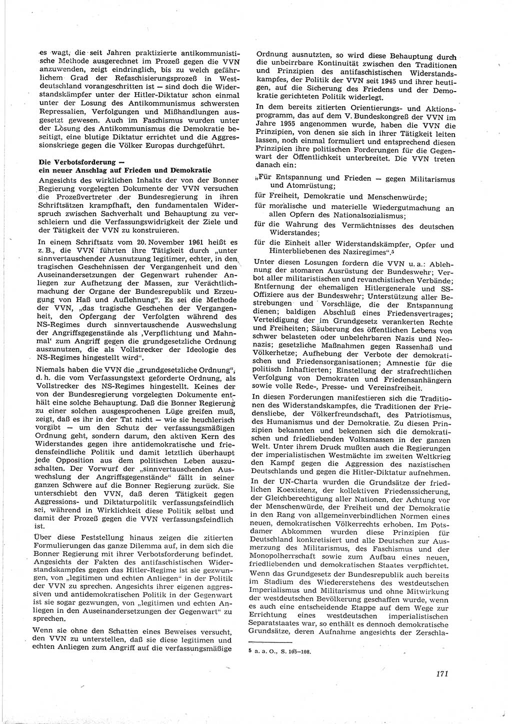Neue Justiz (NJ), Zeitschrift für Recht und Rechtswissenschaft [Deutsche Demokratische Republik (DDR)], 16. Jahrgang 1962, Seite 171 (NJ DDR 1962, S. 171)