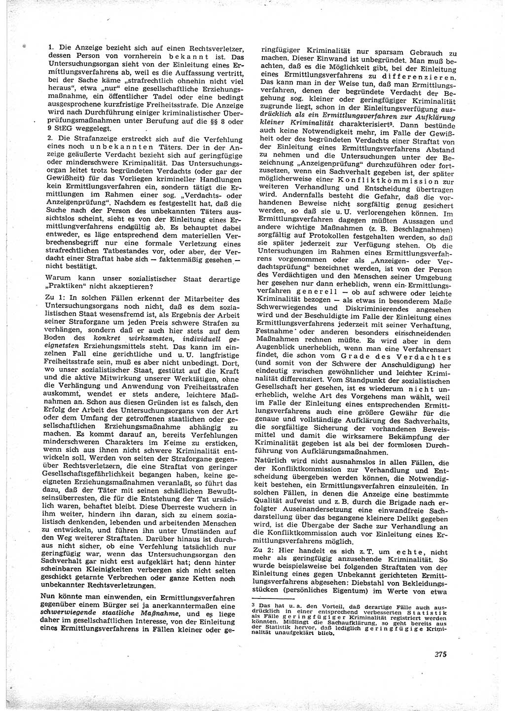 Neue Justiz (NJ), Zeitschrift für Recht und Rechtswissenschaft [Deutsche Demokratische Republik (DDR)], 16. Jahrgang 1962, Seite 275 (NJ DDR 1962, S. 275)