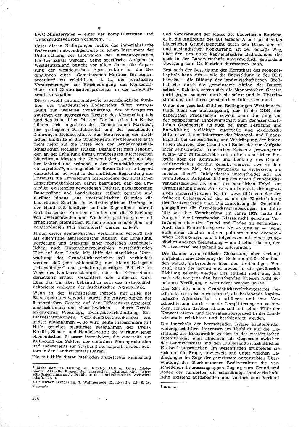 Neue Justiz (NJ), Zeitschrift für Recht und Rechtswissenschaft [Deutsche Demokratische Republik (DDR)], 16. Jahrgang 1962, Seite 310 (NJ DDR 1962, S. 310)