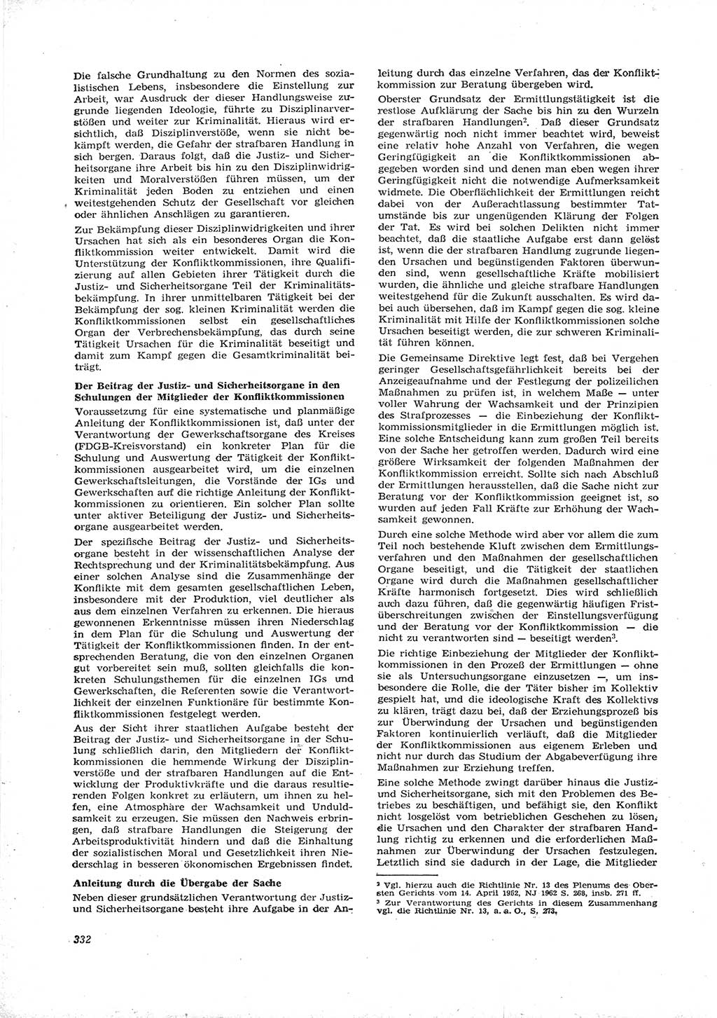 Neue Justiz (NJ), Zeitschrift für Recht und Rechtswissenschaft [Deutsche Demokratische Republik (DDR)], 16. Jahrgang 1962, Seite 332 (NJ DDR 1962, S. 332)