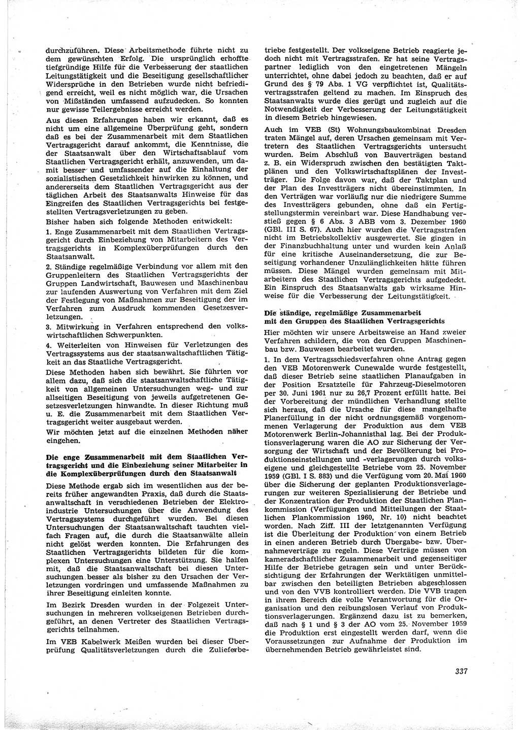 Neue Justiz (NJ), Zeitschrift für Recht und Rechtswissenschaft [Deutsche Demokratische Republik (DDR)], 16. Jahrgang 1962, Seite 337 (NJ DDR 1962, S. 337)