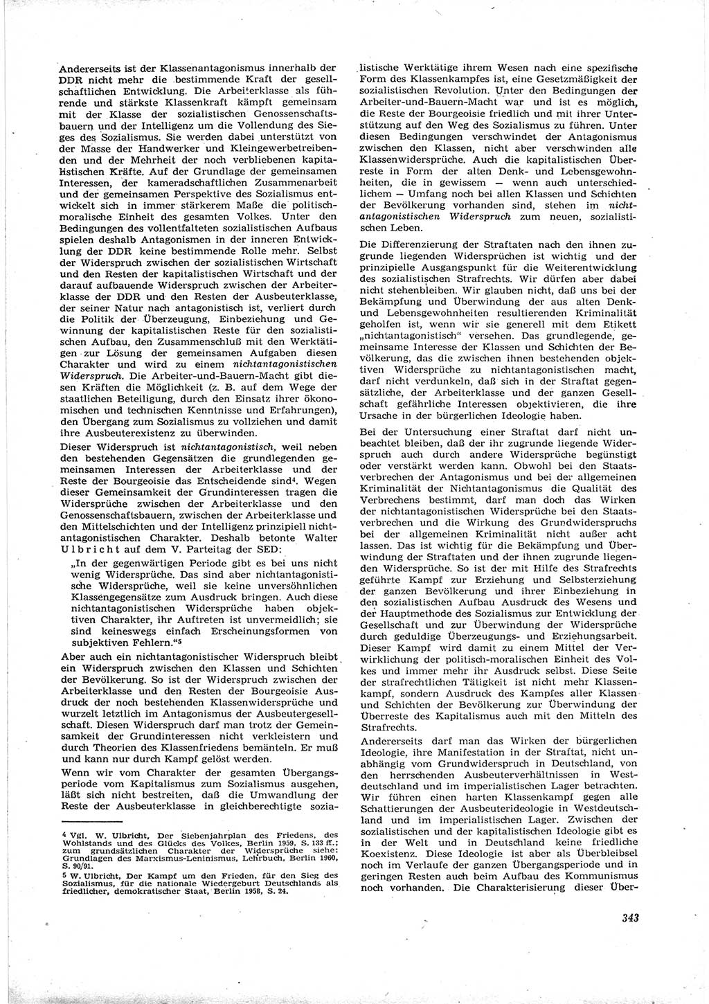 Neue Justiz (NJ), Zeitschrift für Recht und Rechtswissenschaft [Deutsche Demokratische Republik (DDR)], 16. Jahrgang 1962, Seite 343 (NJ DDR 1962, S. 343)