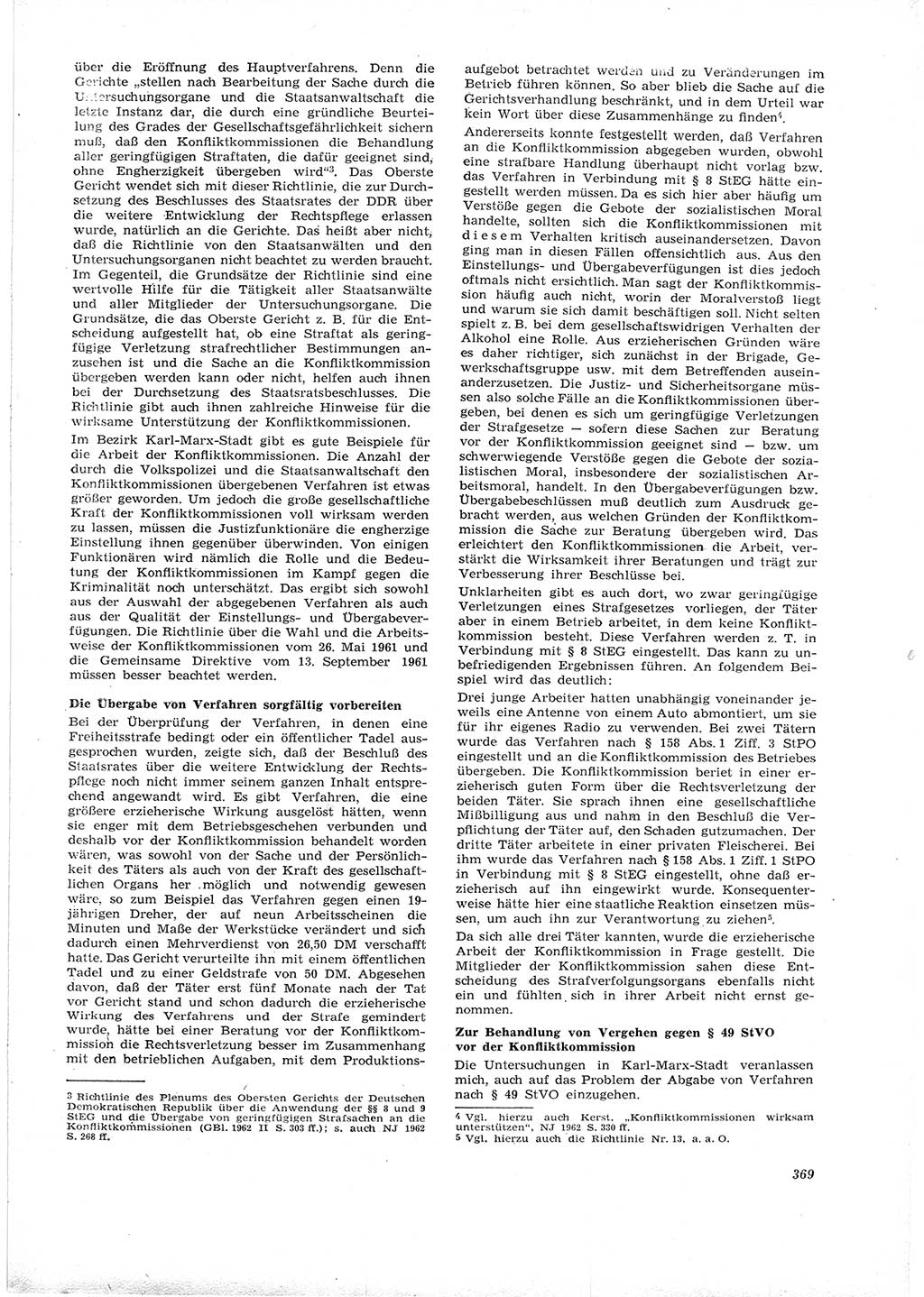 Neue Justiz (NJ), Zeitschrift für Recht und Rechtswissenschaft [Deutsche Demokratische Republik (DDR)], 16. Jahrgang 1962, Seite 369 (NJ DDR 1962, S. 369)