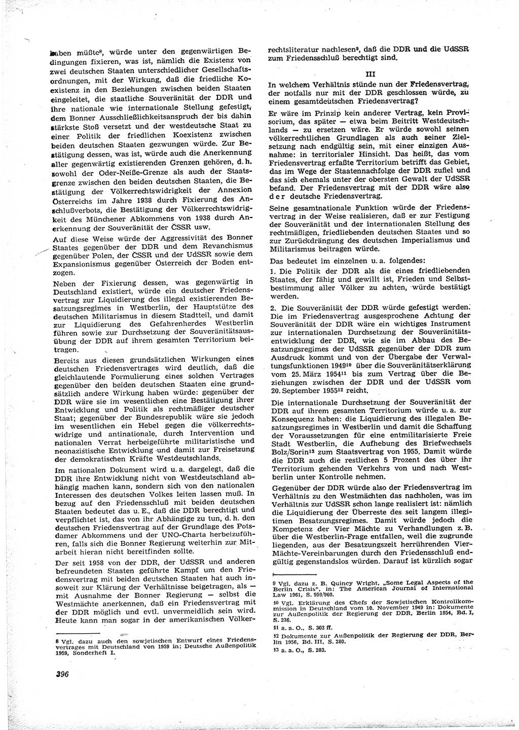 Neue Justiz (NJ), Zeitschrift für Recht und Rechtswissenschaft [Deutsche Demokratische Republik (DDR)], 16. Jahrgang 1962, Seite 396 (NJ DDR 1962, S. 396)