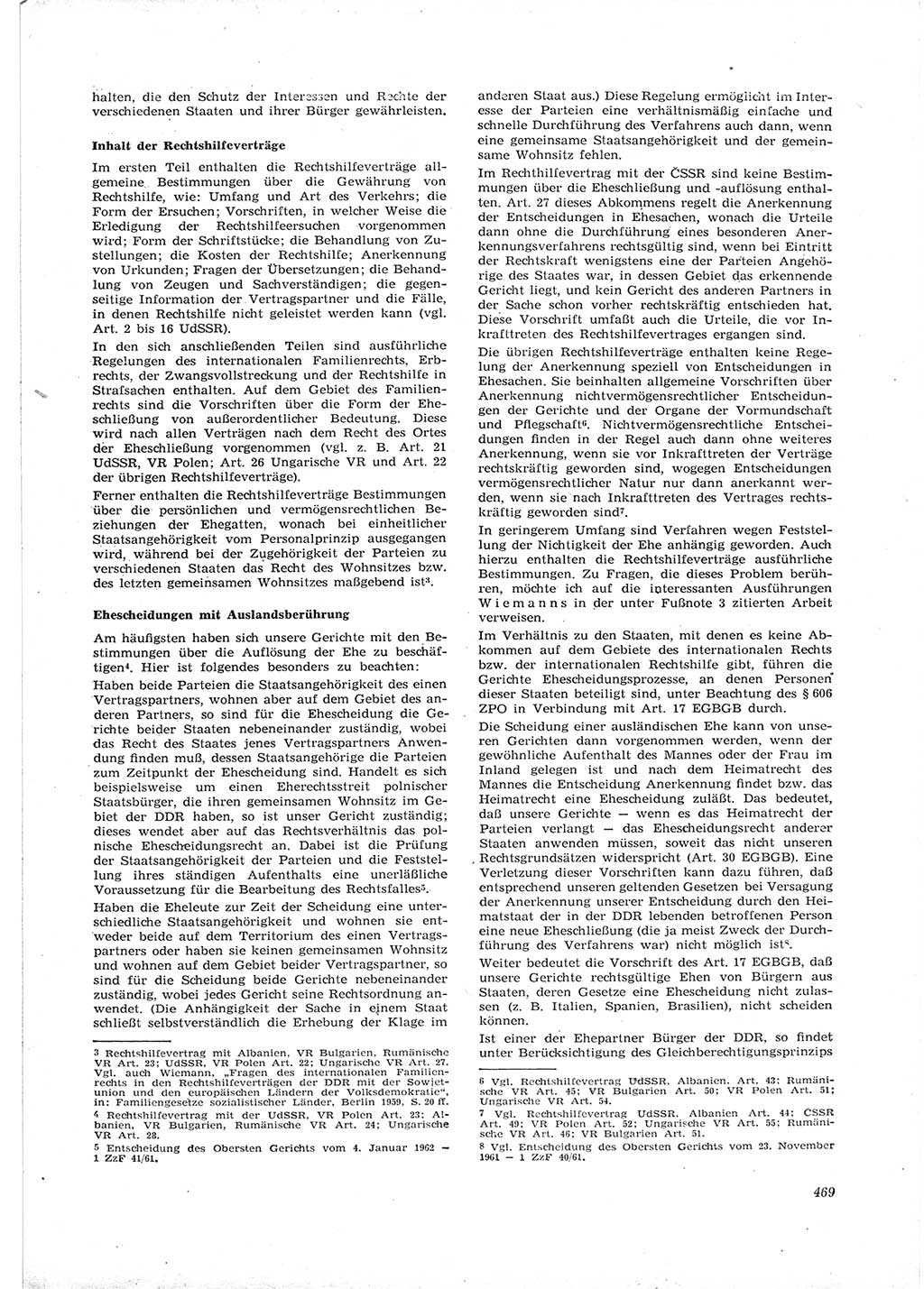 Neue Justiz (NJ), Zeitschrift für Recht und Rechtswissenschaft [Deutsche Demokratische Republik (DDR)], 16. Jahrgang 1962, Seite 469 (NJ DDR 1962, S. 469)