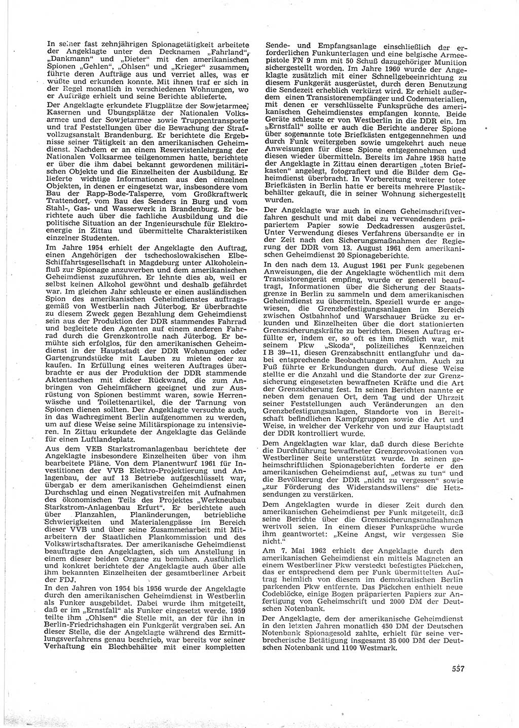 Neue Justiz (NJ), Zeitschrift für Recht und Rechtswissenschaft [Deutsche Demokratische Republik (DDR)], 16. Jahrgang 1962, Seite 557 (NJ DDR 1962, S. 557)