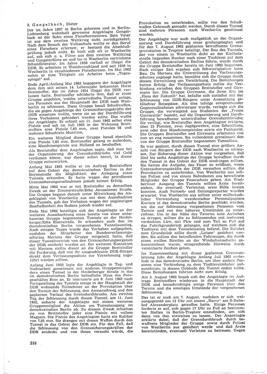 Neue Justiz (NJ), Zeitschrift für Recht und Rechtswissenschaft [Deutsche Demokratische Republik (DDR)], 16. Jahrgang 1962, Seite 558 (NJ DDR 1962, S. 558)
