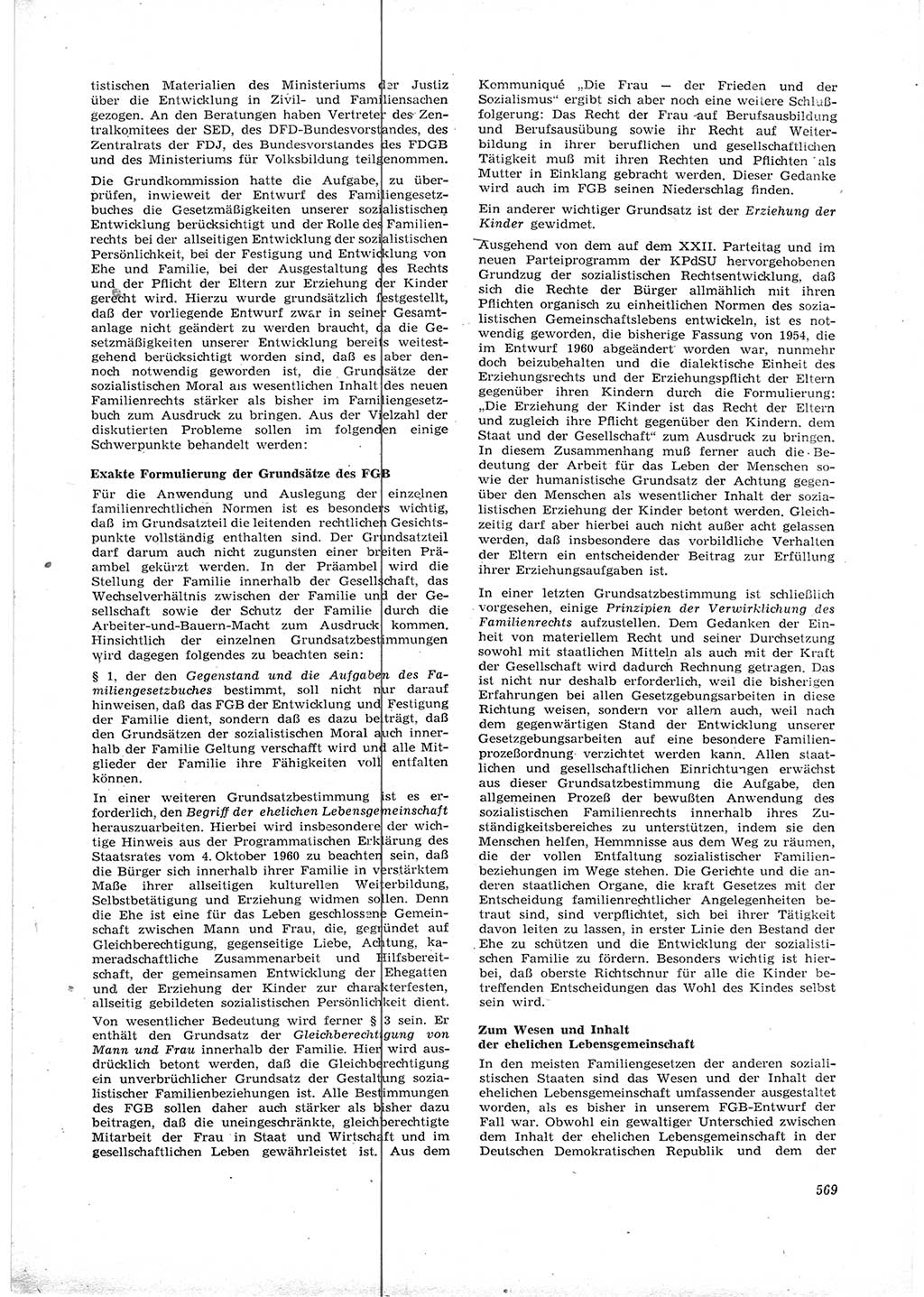 Neue Justiz (NJ), Zeitschrift für Recht und Rechtswissenschaft [Deutsche Demokratische Republik (DDR)], 16. Jahrgang 1962, Seite 569 (NJ DDR 1962, S. 569)