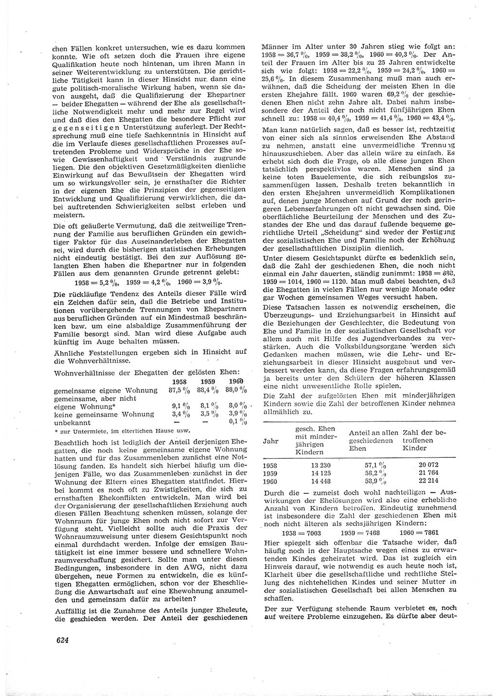 Neue Justiz (NJ), Zeitschrift für Recht und Rechtswissenschaft [Deutsche Demokratische Republik (DDR)], 16. Jahrgang 1962, Seite 624 (NJ DDR 1962, S. 624)