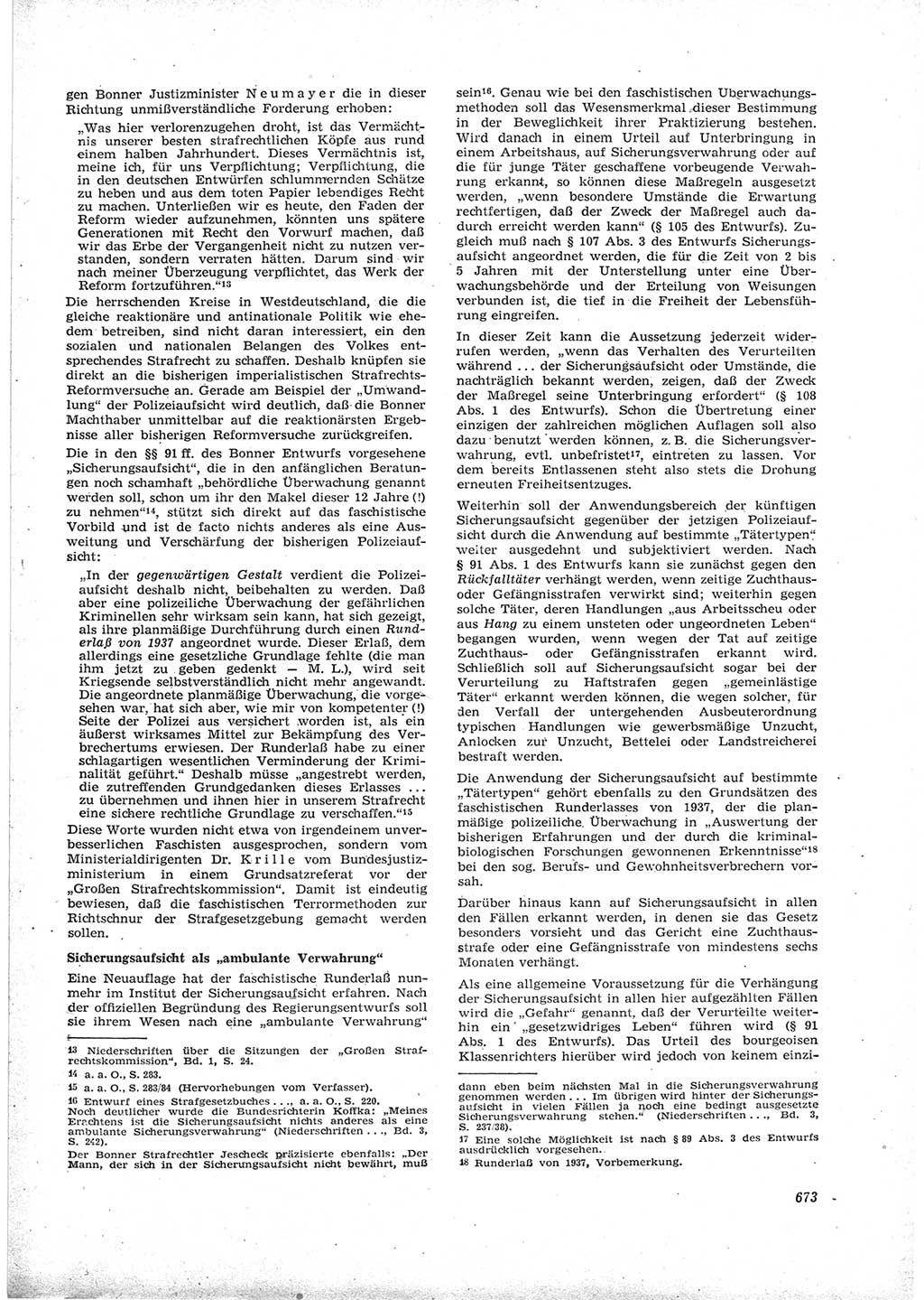 Neue Justiz (NJ), Zeitschrift für Recht und Rechtswissenschaft [Deutsche Demokratische Republik (DDR)], 16. Jahrgang 1962, Seite 673 (NJ DDR 1962, S. 673)