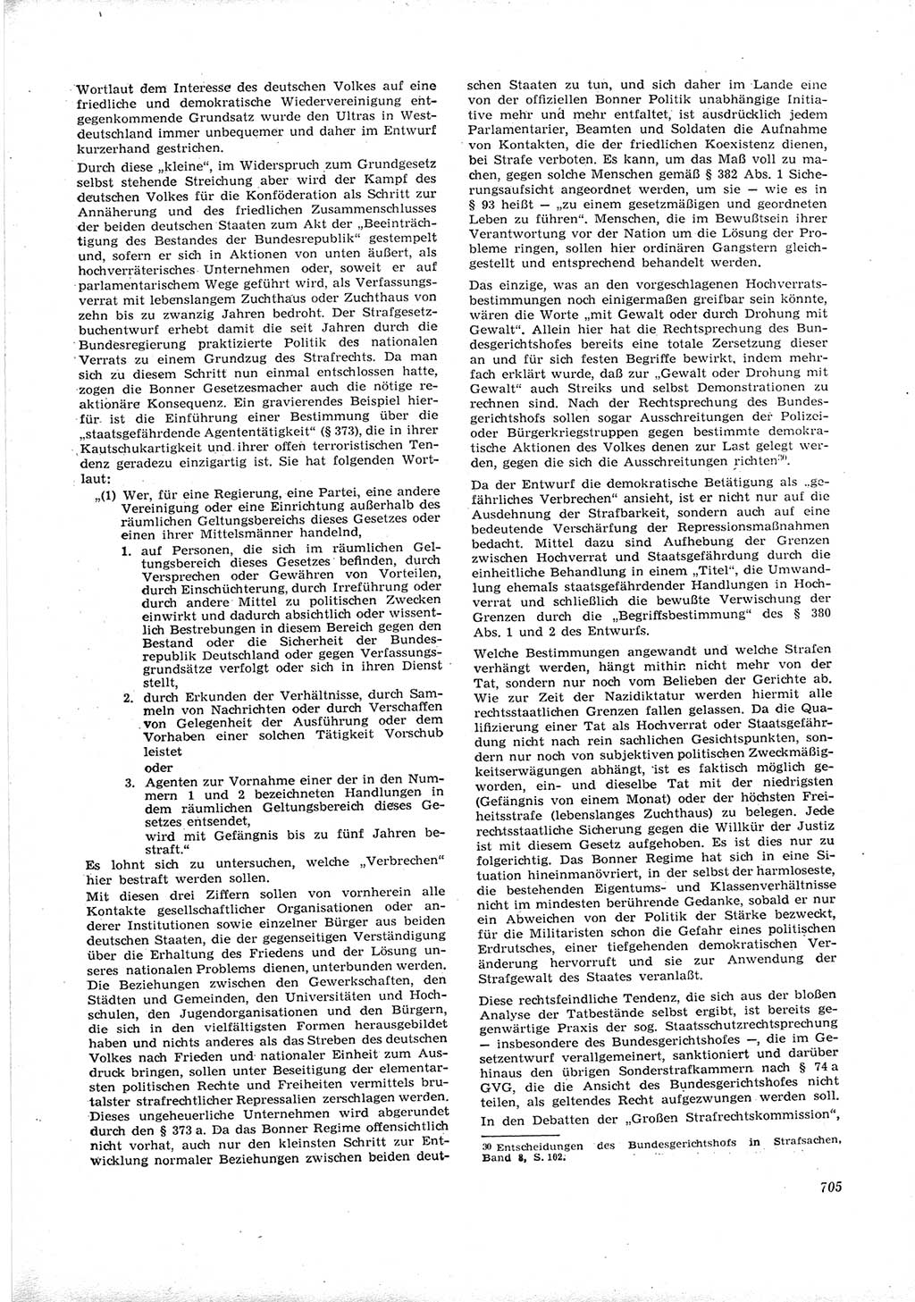 Neue Justiz (NJ), Zeitschrift für Recht und Rechtswissenschaft [Deutsche Demokratische Republik (DDR)], 16. Jahrgang 1962, Seite 705 (NJ DDR 1962, S. 705)