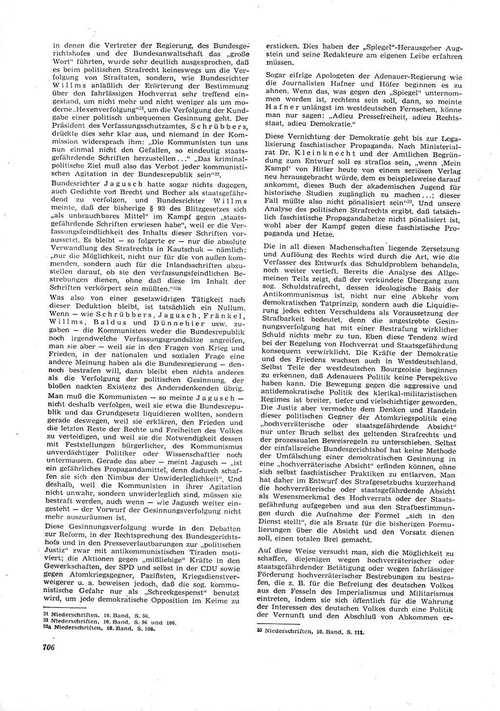 Neue Justiz (NJ), Zeitschrift für Recht und Rechtswissenschaft [Deutsche Demokratische Republik (DDR)], 16. Jahrgang 1962, Seite 706 (NJ DDR 1962, S. 706)