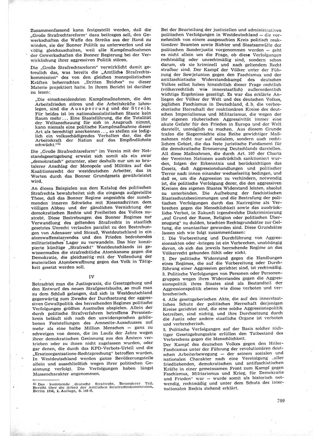 Neue Justiz (NJ), Zeitschrift für Recht und Rechtswissenschaft [Deutsche Demokratische Republik (DDR)], 16. Jahrgang 1962, Seite 709 (NJ DDR 1962, S. 709)