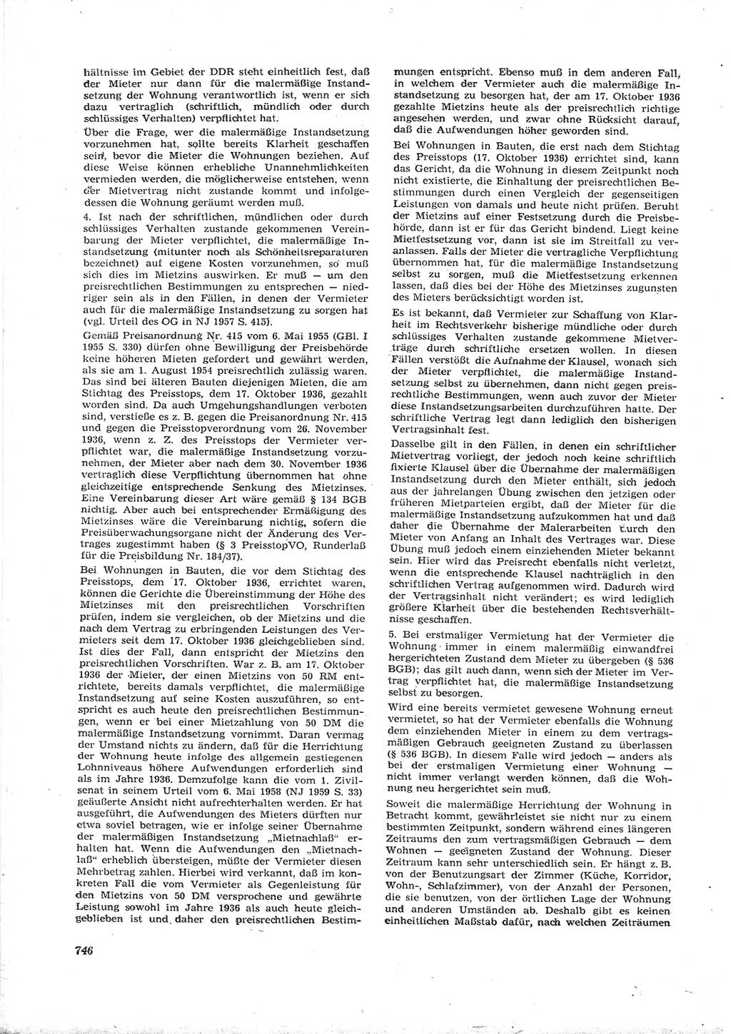 Neue Justiz (NJ), Zeitschrift für Recht und Rechtswissenschaft [Deutsche Demokratische Republik (DDR)], 16. Jahrgang 1962, Seite 746 (NJ DDR 1962, S. 746)