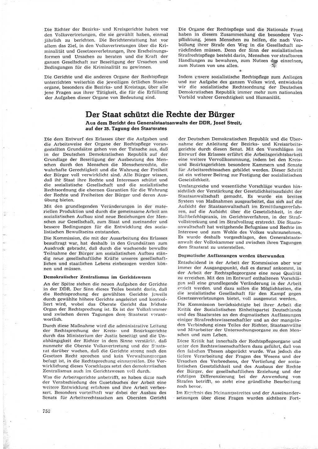 Neue Justiz (NJ), Zeitschrift für Recht und Rechtswissenschaft [Deutsche Demokratische Republik (DDR)], 16. Jahrgang 1962, Seite 758 (NJ DDR 1962, S. 758)