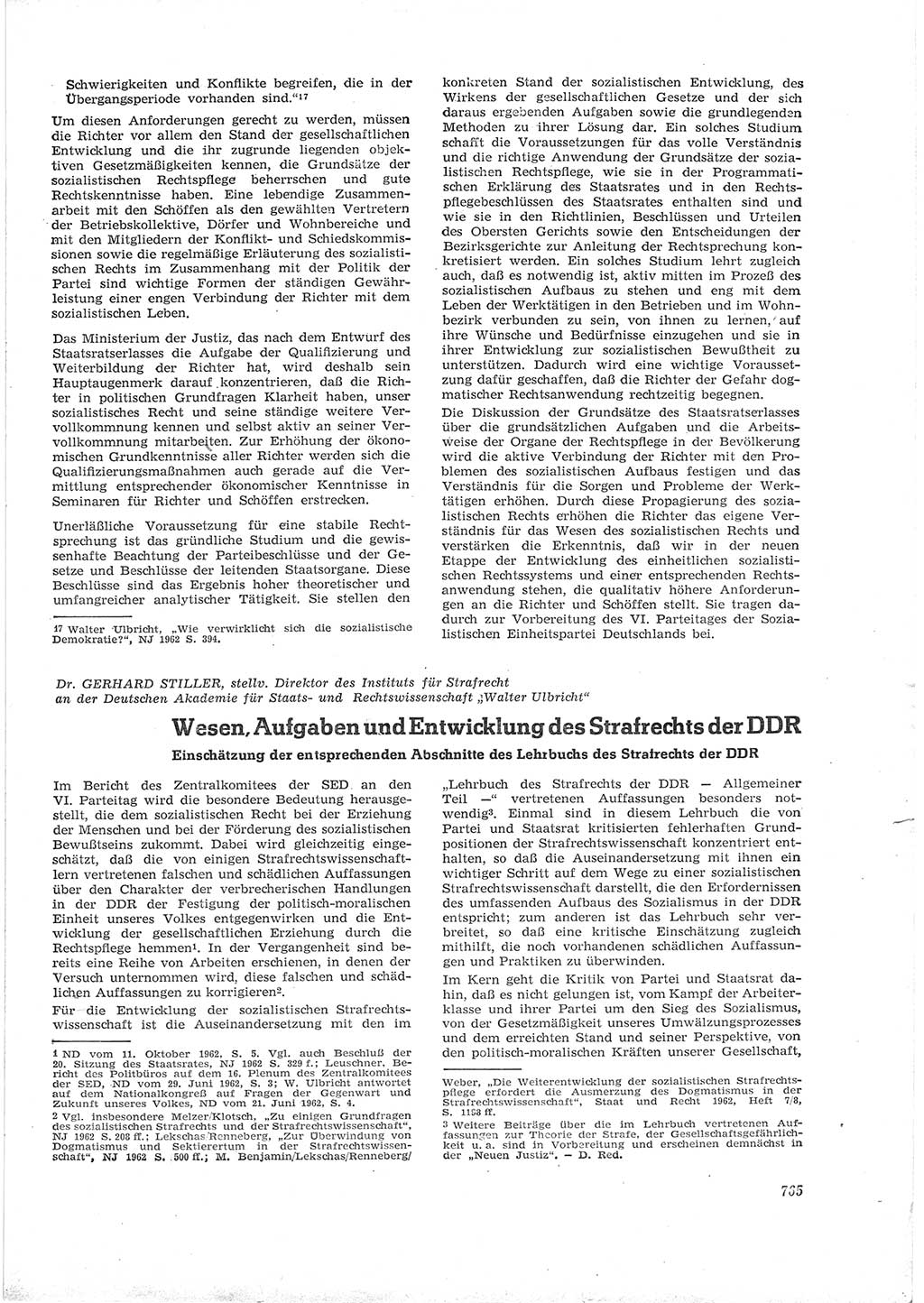Neue Justiz (NJ), Zeitschrift für Recht und Rechtswissenschaft [Deutsche Demokratische Republik (DDR)], 16. Jahrgang 1962, Seite 765 (NJ DDR 1962, S. 765)