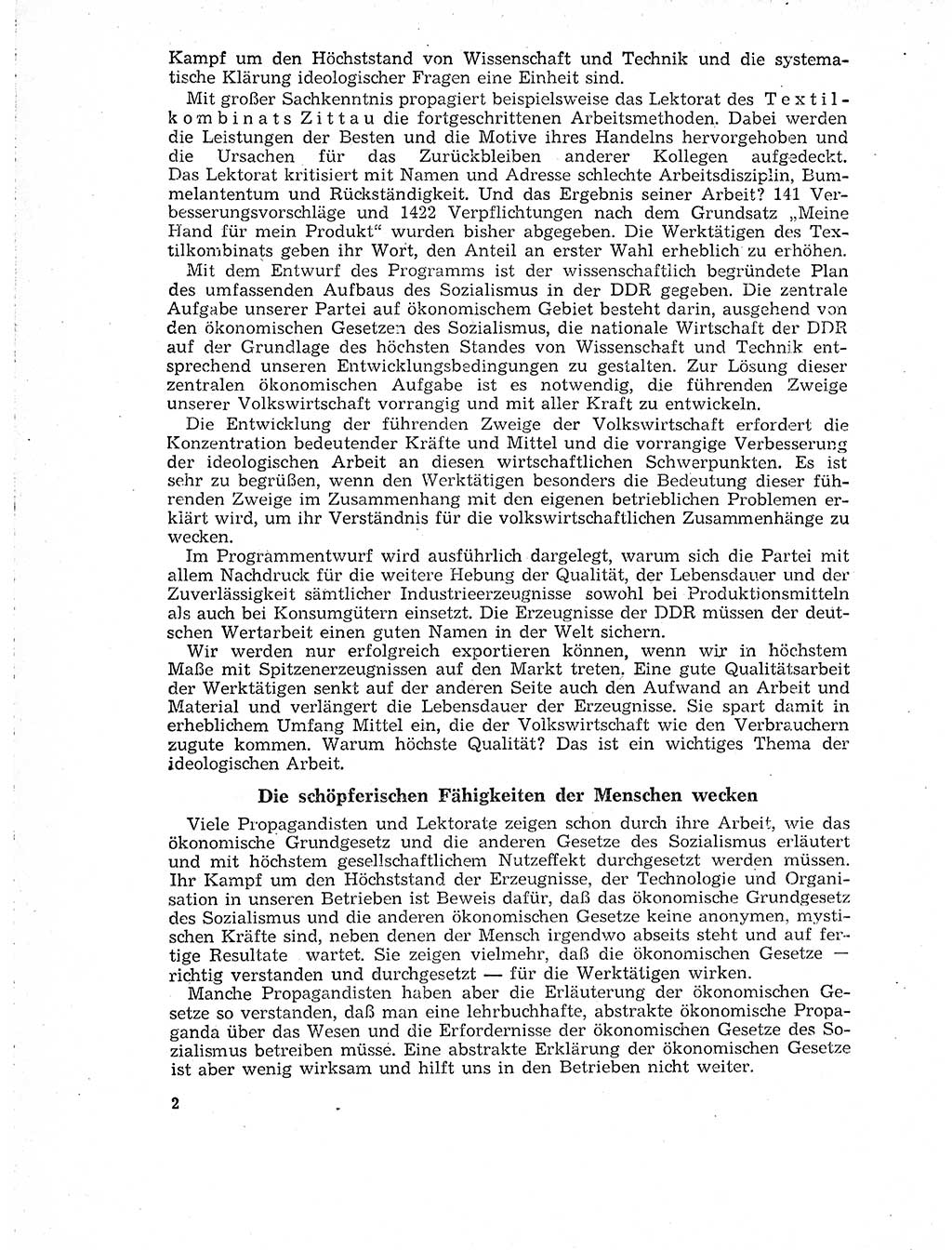 Neuer Weg (NW), Organ des Zentralkomitees (ZK) der SED (Sozialistische Einheitspartei Deutschlands) für Fragen des Parteilebens, 18. Jahrgang [Deutsche Demokratische Republik (DDR)] 1963, Seite 2 (NW ZK SED DDR 1963, S. 2)