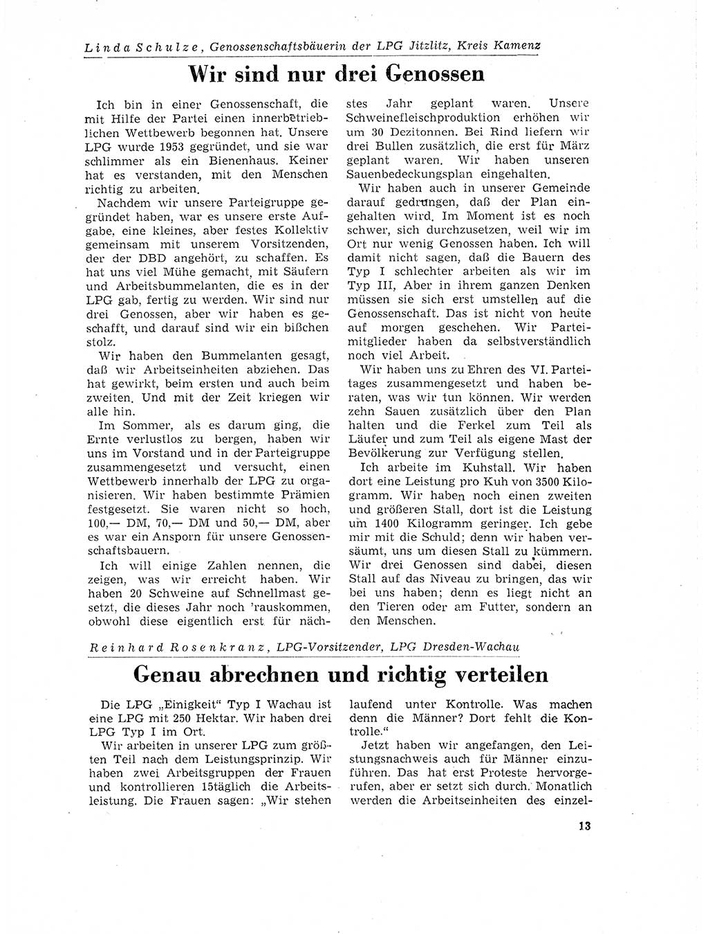 Neuer Weg (NW), Organ des Zentralkomitees (ZK) der SED (Sozialistische Einheitspartei Deutschlands) für Fragen des Parteilebens, 18. Jahrgang [Deutsche Demokratische Republik (DDR)] 1963, Seite 13 (NW ZK SED DDR 1963, S. 13)