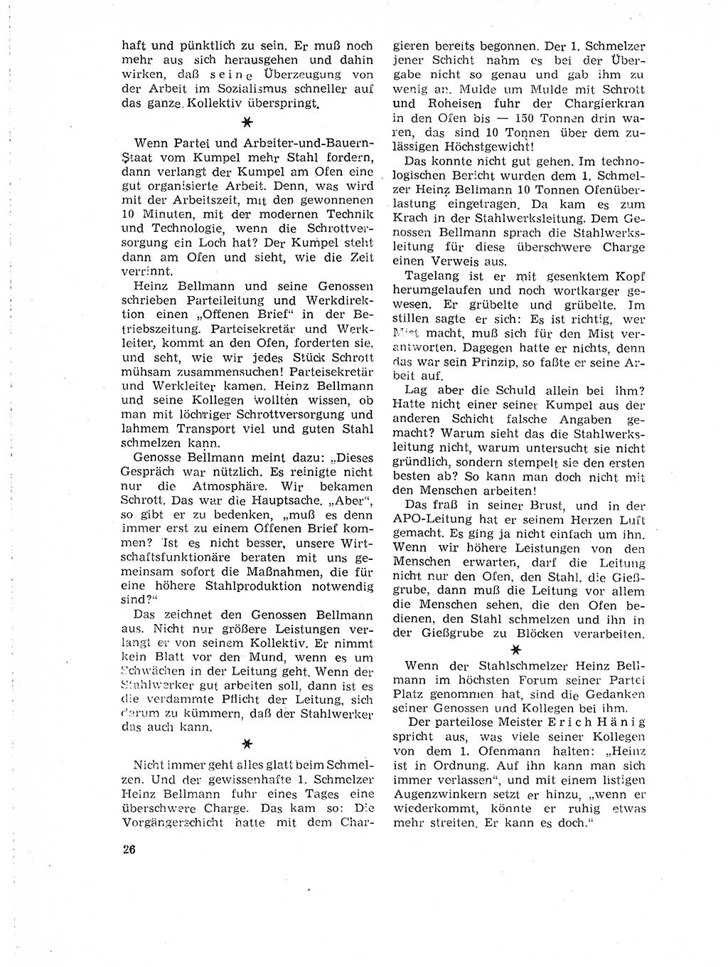Neuer Weg (NW), Organ des Zentralkomitees (ZK) der SED (Sozialistische Einheitspartei Deutschlands) für Fragen des Parteilebens, 18. Jahrgang [Deutsche Demokratische Republik (DDR)] 1963, Seite 26 (NW ZK SED DDR 1963, S. 26)